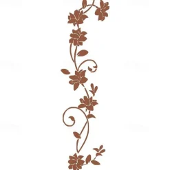 Botanical Decorative Vinyl Wall Stickers Home Decoration 30X105cm Wall Stickers for bedroom living room Removable Stickers Wall Decor