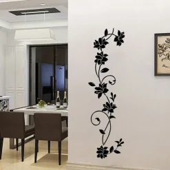 Botanical Decorative Vinyl Wall Stickers Home Decoration 30X105cm Wall Stickers for bedroom living room Removable Stickers Wall Decor