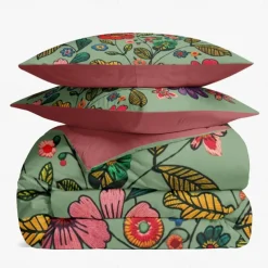 Botanical Floral Duvet Cover Set - Includes Duvet Cover and Pillowcases - Elegant Nature-Inspired Design - Soft and Comfortable Fabric - Perfect for Bedroom Decor