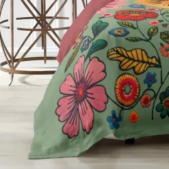 Botanical Floral Duvet Cover Set - Includes Duvet Cover and Pillowcases - Elegant Nature-Inspired Design - Soft and Comfortable Fabric - Perfect for Bedroom Decor