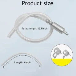 Brake Bleeder Hose One Way Check Valve, Hydraulic System Bleedingbrake Bleeder Hose, One Way Check Valve Tube Bleeding Tool Kit for Car Motorcyle Clutch