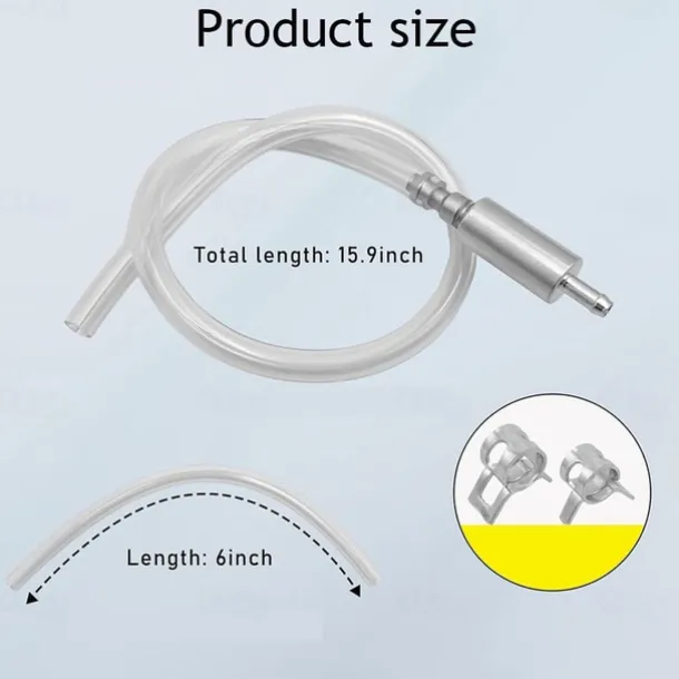 Brake Bleeder Hose One Way Check Valve, Hydraulic System Bleedingbrake Bleeder Hose, One Way Check Valve Tube Bleeding Tool Kit for Car Motorcyle Clutch