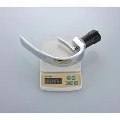 Brass Bathroom Sink Mixer Faucet, Silvery Single Handle One Hole Basin Taps Chrome Finish Bathroom Faucet with Hot and Cold Water