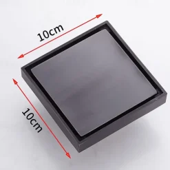 Brass Floor Mounted Bathroom Shower Floor Drain Floor Filter Square Simple Toilet Sink Drainage Filter