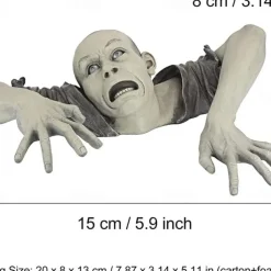Breaking The Ground Zombie Outdoor Halloween Decoration Zombie Garden Statue Zombie Garden Decoration Halloween Props Funny Resin Sculpture Haunted House Decorations Outdoor Halloween Decorations