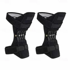 Breathable Non-Slip Joint Support Knee Pads, Knee Booster Brace Joint Support Spring Stabilizer Pad Power Lift Knee Brace Weak Old Legs Sports Climbing Mountains Stairs