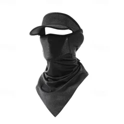 Breathable Sunscreen Ice Silk Face Mask with Neck Gaiter for Outdoor Activities