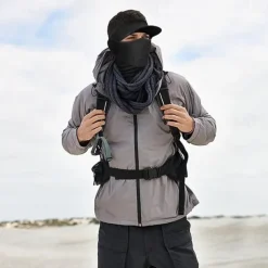 Breathable Sunscreen Ice Silk Face Mask with Neck Gaiter for Outdoor Activities