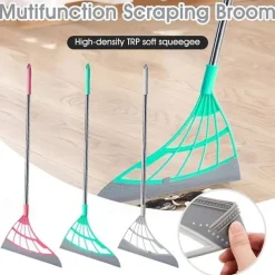Broom Silicone Floor Glass Mops Wiper Rubber Broom Sweeper Mopping Household Pet Hair Removal Brushes Cleaning Tools