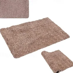 Brown Magic Doormat Super Absorbs Mud Rubber Back Door Mat Non-Slip Indoor Outdoor Low Profile Machine Washable Pet Shoe Scraper Carpet Rug For Entryway