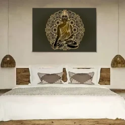 Buddha Hanging Tapestry Wall Art Large Tapestry Mural Decor Photograph Backdrop Blanket Curtain Home Bedroom Living Room Decoration