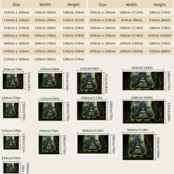 Buddha Landscape Boho Hanging Tapestry Wall Art Large Tapestry Mural Decor Photograph Backdrop Blanket Curtain Home Bedroom Living Room Decoration