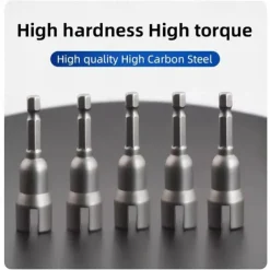 Butterfly Bolt Socket Wrench 6.35mm Hex Shank Socket Adapter Nut For Power Tool Slotted Electric Screwdriver