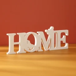 Butterfly HOME Letter Decor – Modern Minimalist PVC Ornament, Creative Tabletop Decoration for Home, Party, and Gathering, Stylish Decorative Craft for Living Room and Event Decor