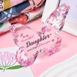 Butterfly Shaped Acrylic Decorative Plate - Perfect Gift for Grandma, Aunts, Sisters, and Mom - Ideal for Birthdays, Christmas, Mother's Day, and Thanksgiving