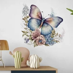 Butterfly Sticker Warm Bedroom Sticker Window Sticker Background Wall Decoration Toilet Sticker Tile Toilet Sticker Christmas Decoration Sticker