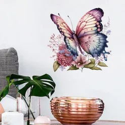 Butterfly Sticker Warm Bedroom Sticker Window Sticker Background Wall Decoration Toilet Sticker Tile Toilet Sticker Christmas Decoration Sticker