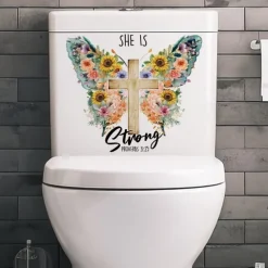 Butterfly Sticker Warm Bedroom Sticker Window Sticker Background Wall Decoration Toilet Sticker Tile Toilet Sticker Christmas Decoration Sticker