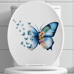 Butterfly Sticker Warm Bedroom Sticker Window Sticker Background Wall Decoration Toilet Sticker Tile Toilet Sticker Christmas Decoration Sticker