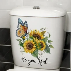 Butterfly Sticker Warm Bedroom Sticker Window Sticker Background Wall Decoration Toilet Sticker Tile Toilet Sticker Christmas Decoration Sticker