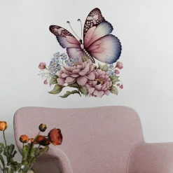 Butterfly Sticker Warm Bedroom Sticker Window Sticker Background Wall Decoration Toilet Sticker Tile Toilet Sticker Christmas Decoration Sticker