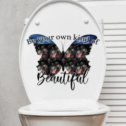Butterfly Sticker Warm Bedroom Sticker Window Sticker Background Wall Decoration Toilet Sticker Tile Toilet Sticker Christmas Decoration Sticker