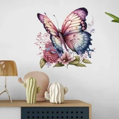 Butterfly Sticker Warm Bedroom Sticker Window Sticker Background Wall Decoration Toilet Sticker Tile Toilet Sticker Christmas Decoration Sticker