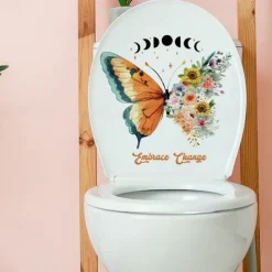 Butterfly Sticker Warm Bedroom Sticker Window Sticker Background Wall Decoration Toilet Sticker Tile Toilet Sticker Christmas Decoration Sticker