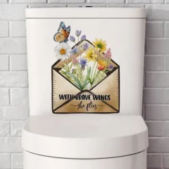 Butterfly Sticker Warm Bedroom Sticker Window Sticker Background Wall Decoration Toilet Sticker Tile Toilet Sticker Christmas Decoration Sticker