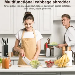 Cabbage Shredder for Coleslaw Sauerkraut cabbage slicer Cutter Chopper kitchen Knife Cabbage Peeler Lettuce Shredder lettuce Knife Cabbages Graters for Kitchen Fruit Vegetable Slicer Mandoline Slicers