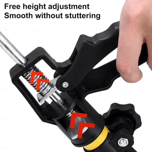 Cabinet Jack Support Pole Quick Adjustable Support Pole Telescopic Steel Rod for Drywall, Cabinets, Crown Moldings, and More - Expands from 45.3 to 114.7 Inches