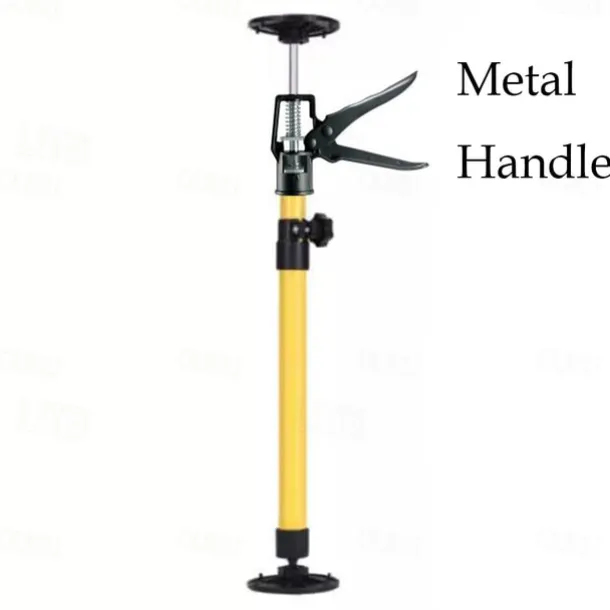 Cabinet Jack Support Pole Quick Adjustable Support Pole Telescopic Steel Rod for Drywall, Cabinets, Crown Moldings, and More - Expands from 45.3 to 114.7 Inches