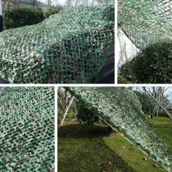 Camouflage Net Sunshade Net 150D Oxford Fabric Camo Net for Outdoor - Lightweight, Durable, Perfect Sunshade, Home Decoration, Easy Setup, Ideal for Paintball, Bird Watching, Camping