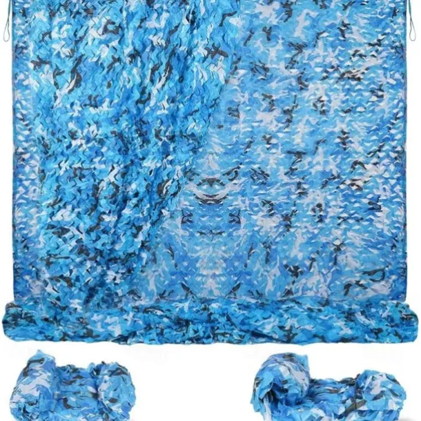 Camouflage Net Sunshade Net 150D Oxford Fabric Camo Net for Outdoor - Lightweight, Durable, Perfect Sunshade, Home Decoration, Easy Setup, Ideal for Paintball, Bird Watching, Camping