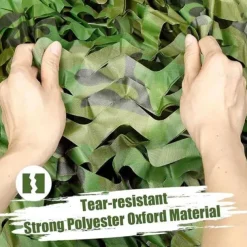 Camouflage Net Sunshade Net 150D Oxford Fabric Camo Net for Outdoor - Lightweight, Durable, Perfect Sunshade, Home Decoration, Easy Setup, Ideal for Paintball, Bird Watching, Camping
