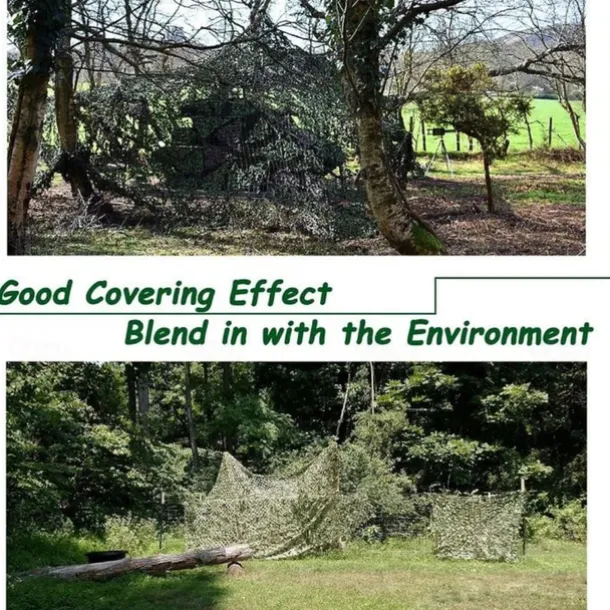 Camouflage Net Sunshade Net 150D Oxford Fabric Camo Net for Outdoor - Lightweight, Durable, Perfect Sunshade, Home Decoration, Easy Setup, Ideal for Paintball, Bird Watching, Camping