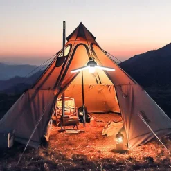 Camping Lights Solar Outdoor 60LED USB Rechargeable Bulb Portable Foldable Lamp Camp For Tent Hiking Picnic Emergency Lantern Lamp