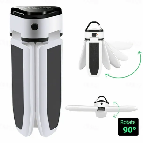 Camping Lights Solar Outdoor 60LED USB Rechargeable Bulb Portable Foldable Lamp Camp For Tent Hiking Picnic Emergency Lantern Lamp