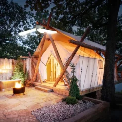 Camping Lights Solar Outdoor 60LED USB Rechargeable Bulb Portable Foldable Lamp Camp For Tent Hiking Picnic Emergency Lantern Lamp