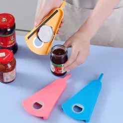 Can Opener 5 In 1 Multi Function Jar Opener Twist Off Lid Quick Opening Cooking Everyday Use Bottle Opener Kitchen Accessories
