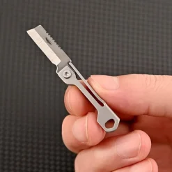 Capsule Mini Knife, Multifunctional EDC Tools, Keychain Portable Pocket Knife, Chain Decor For Outdoor, Survival, Open Cans, Peel, Fruits And Great Gifts For Family And Friends