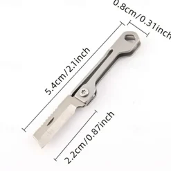 Capsule Mini Knife, Multifunctional EDC Tools, Keychain Portable Pocket Knife, Chain Decor For Outdoor, Survival, Open Cans, Peel, Fruits And Great Gifts For Family And Friends
