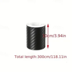 Car Decoration Car Stickers, Scratch Cover Car Body Carbon Fiber Stickers, Multifunctional Waterproof Stereo Stickers