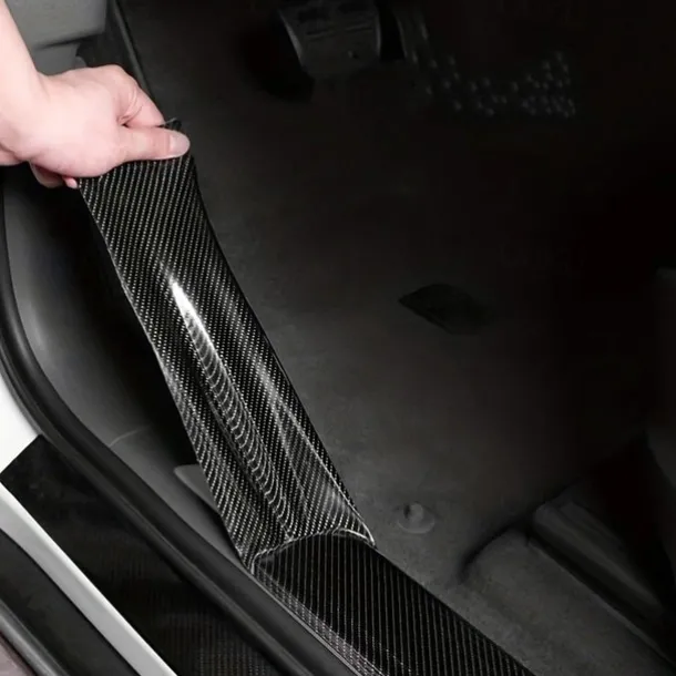 Car Decoration Car Stickers, Scratch Cover Car Body Carbon Fiber Stickers, Multifunctional Waterproof Stereo Stickers