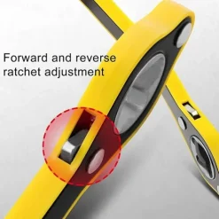 Car Labor-saving Universal Jack Ratchet Wrench Upgrade Slotted/Hexagonal Dual Purpose Universal Jack Wrench Repair Tools Accessories Scissor Jack Garage Tire Wheel Lug Wrench Handle Labor-saving Wrench Car Repair Tool