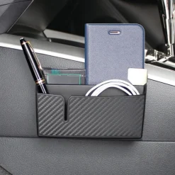 Car Mobile Phone Storage Box Self Adhesive Front Seat Car Organizer Universal Vehicle Dashboard Pocket Holder Car Accessories Car Accessories