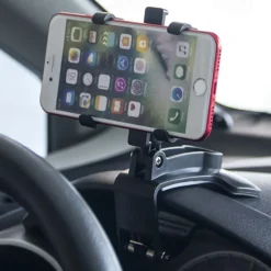 Car Phone Holder Mount,360 Degrees Rotation Dashboard Phone Holder Upgrade Clip Never Fall,car Phone Mount