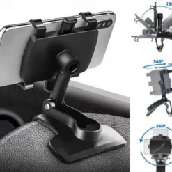 Car Phone Holder Mount,360 Degrees Rotation Dashboard Phone Holder Upgrade Clip Never Fall,car Phone Mount