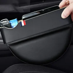Car Seat Gap Storage Filler Organizer, Car Organizer Front Seat, Pack Auto Console Side Storage Box with Cup Holders,Car Organizers and Storage for Holding Phone, Sunglasses, Wallet Car Accessories