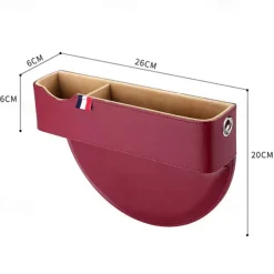 Car Seat Gap Storage Filler Organizer, Car Organizer Front Seat, Pack Auto Console Side Storage Box with Cup Holders,Car Organizers and Storage for Holding Phone, Sunglasses, Wallet Car Accessories